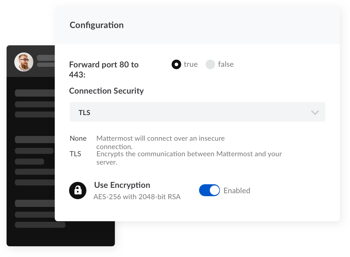 Secure platform for messaging