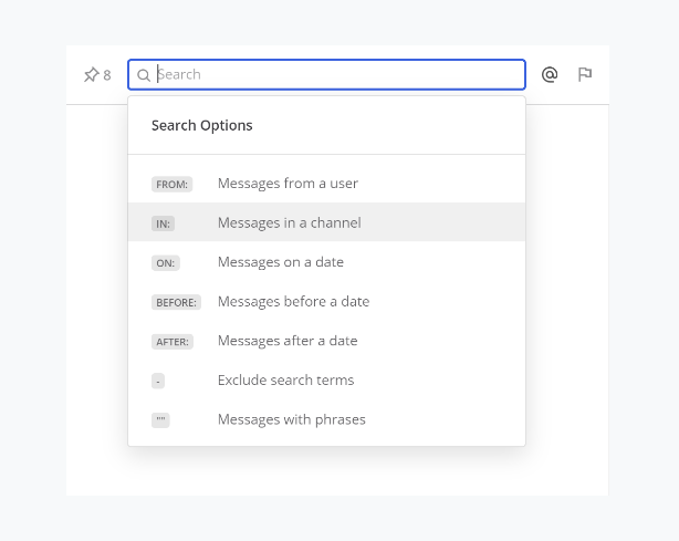 Search filters