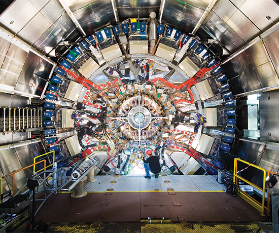ATLAS Inner Detector End-cap, Copyright Claudia Marcelloni/Max Brice/CERN