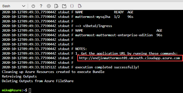 The URL where you can access Mattermost