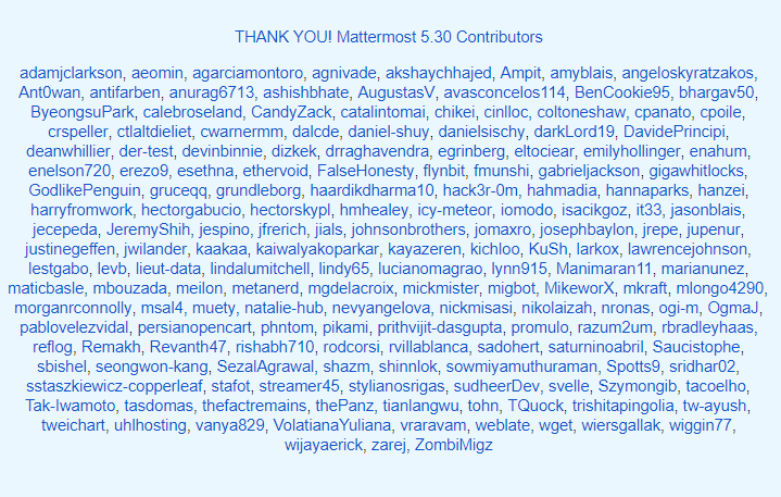 Mattermost contributors