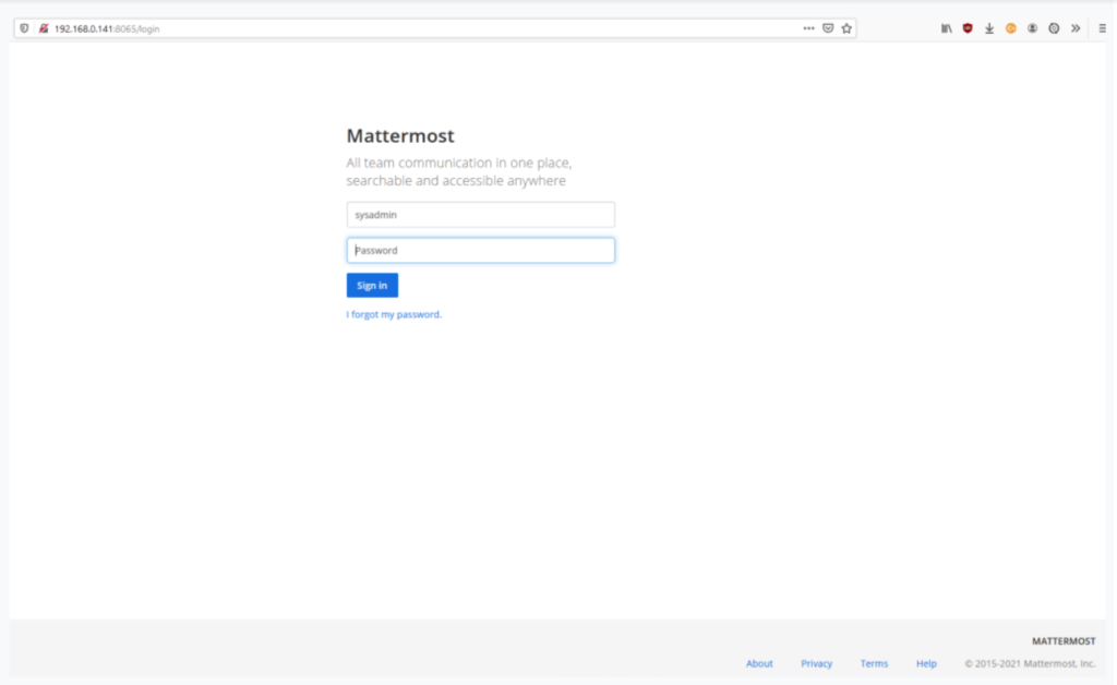 Mattermost webapp