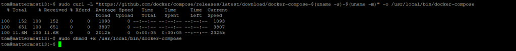 Installing Docker-compose