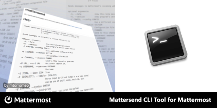 Mattersend CLI Tool for Mattermost