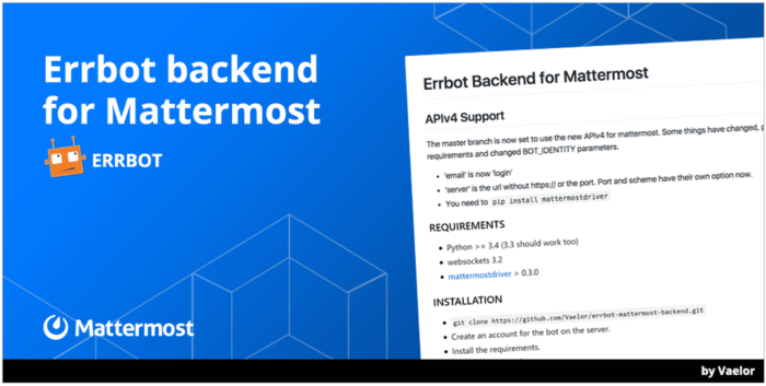 Errbot Backend Graphic
