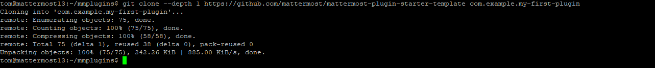 Cloning the Git repository