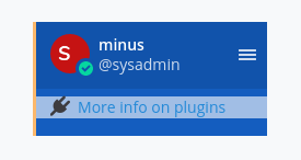 Left sidebar in Mattermost