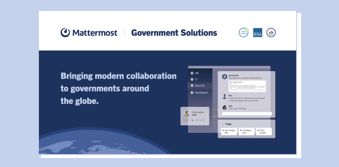 Mattermost government solutions guide