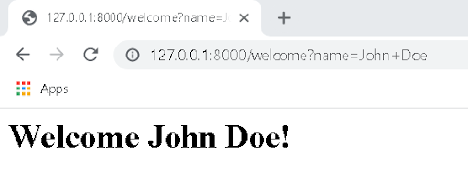 Welcome John Doe!