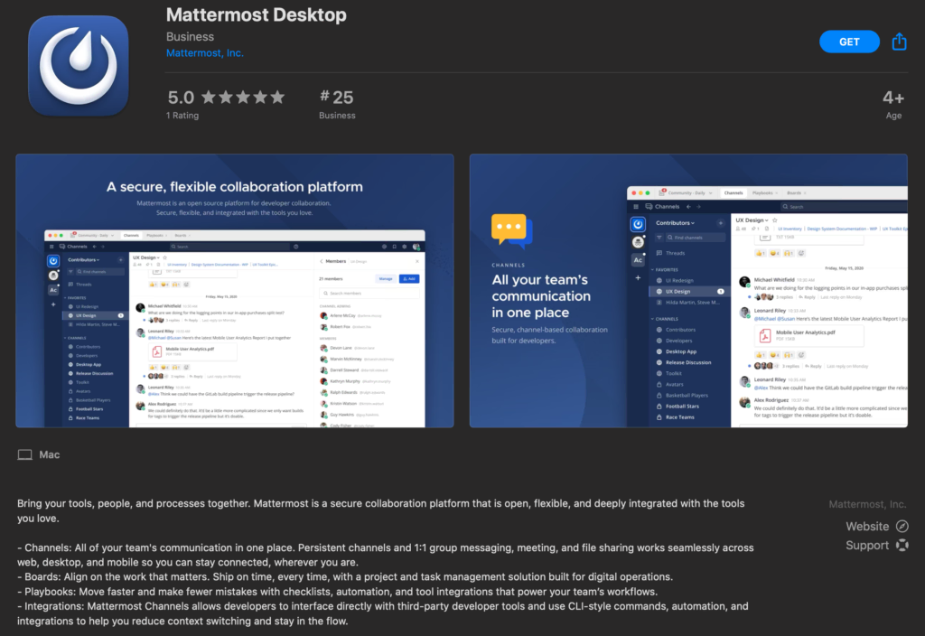 Mattermost v7.0 - Desktop App