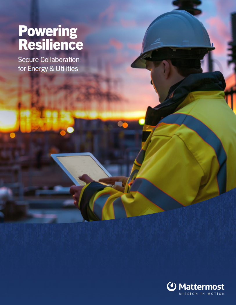 Powering Resilience Secure collaboration for energy and utilities