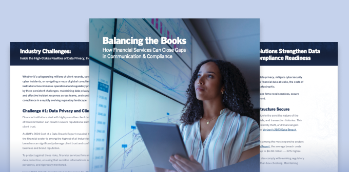 Balancing the Books: How financial services can close gaps in communication and compliance