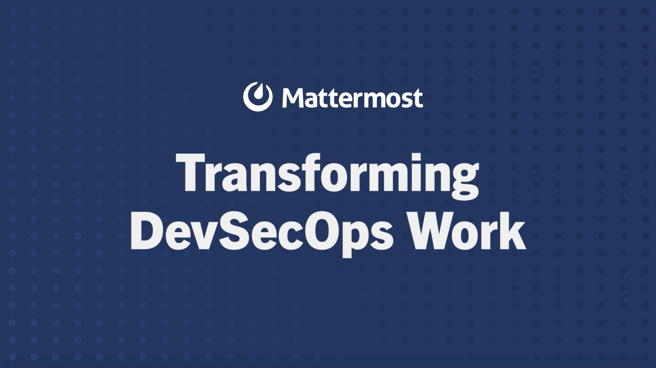 transforming devsecops work