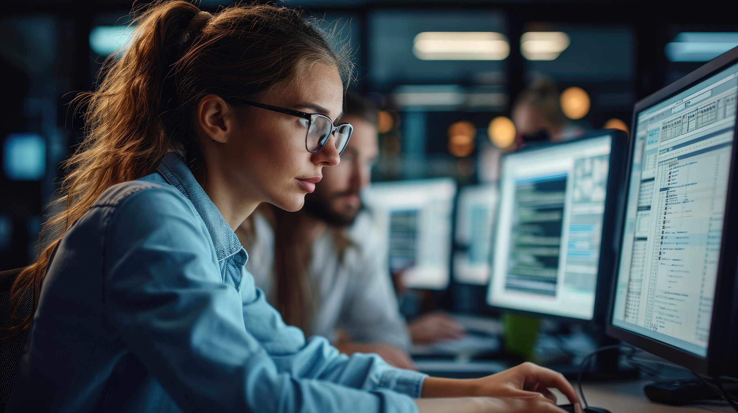 A software engineer